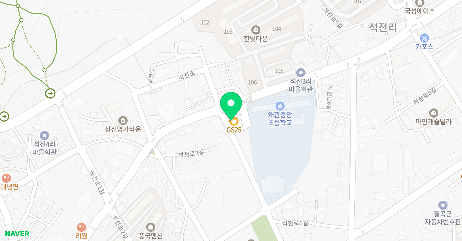 찬스 영어학원 위치