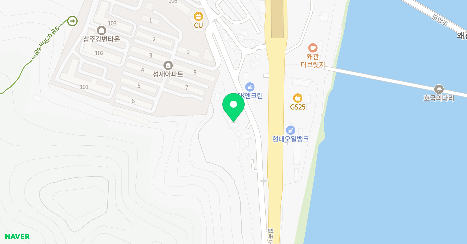 바람소리 태권도 위치