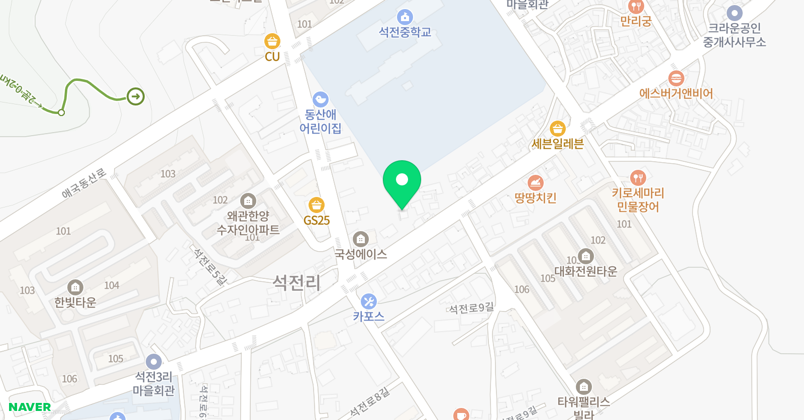 원리 수학학원 위치