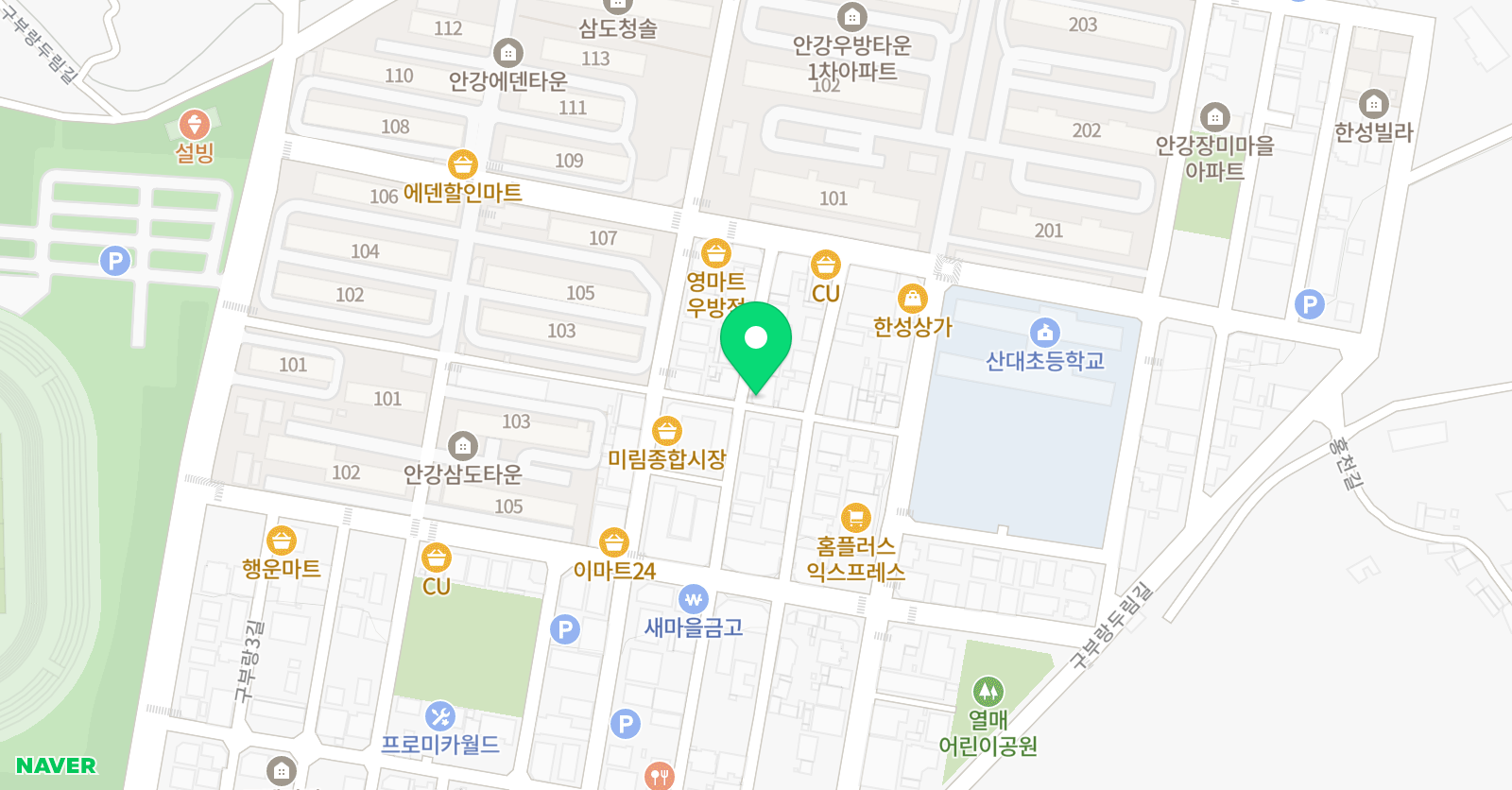 올림 수학 위치
