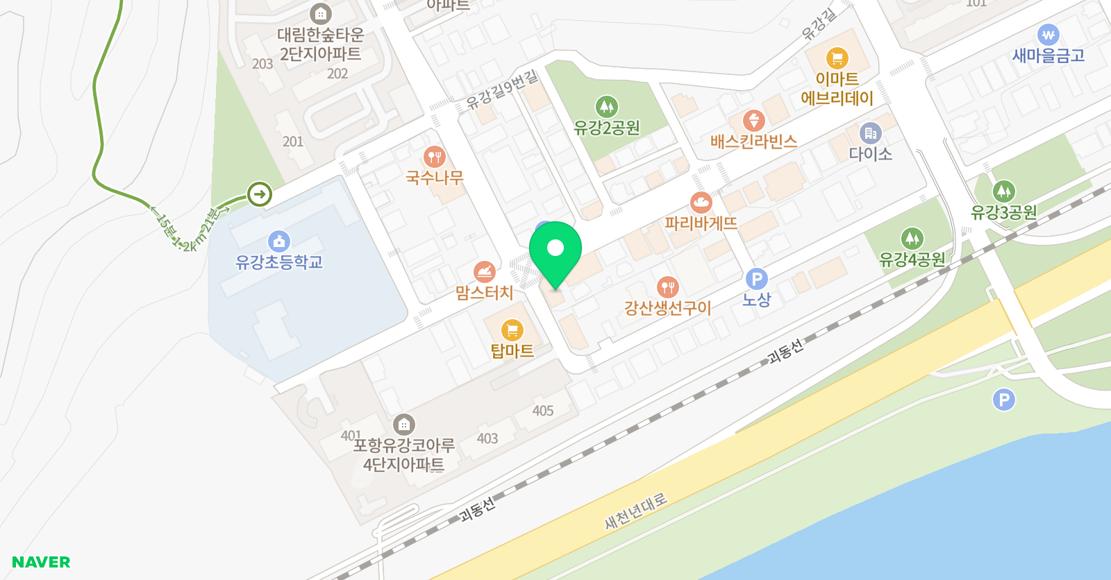 어린화가들 유강원 위치