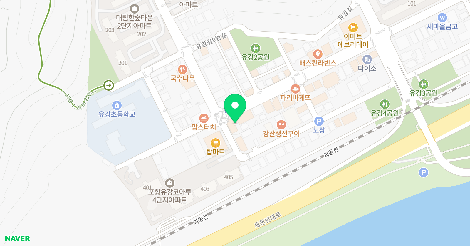 이쌤드림업 학원 위치