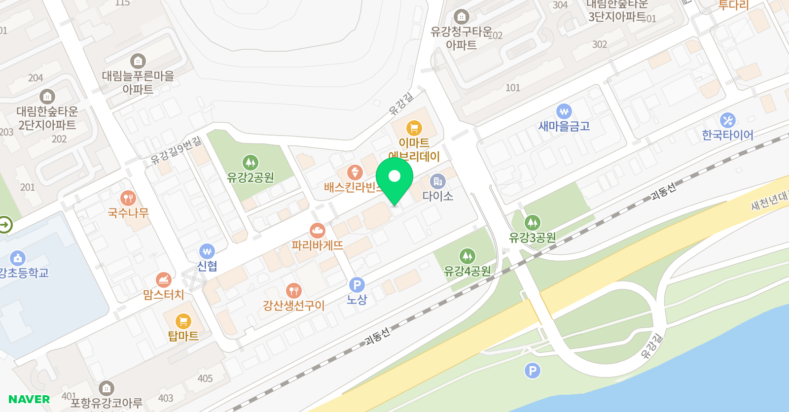 블랑 발레학원 위치