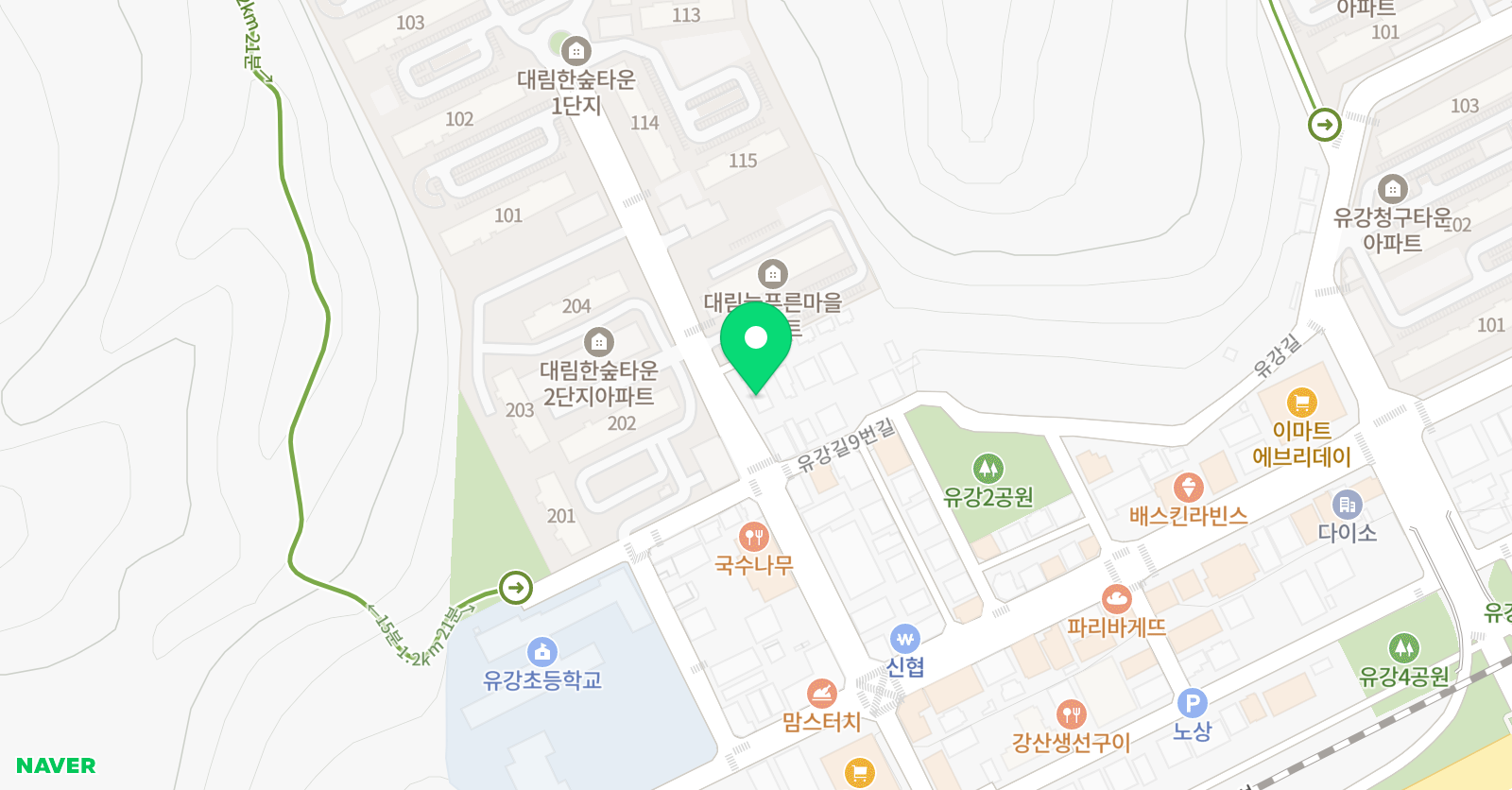 책나무 포항유강점 위치
