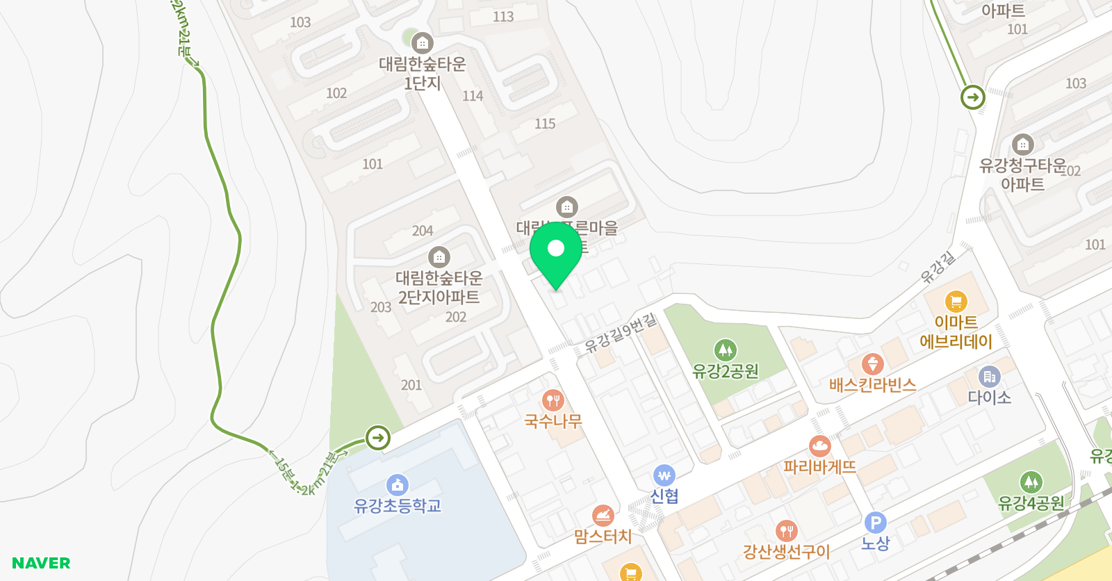 명문 학원 위치