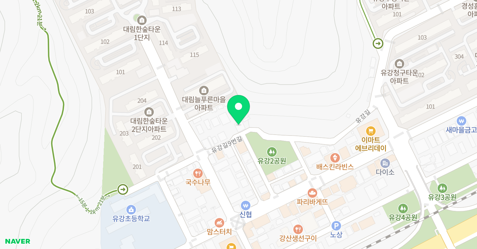 황쌤 수학교습소 위치