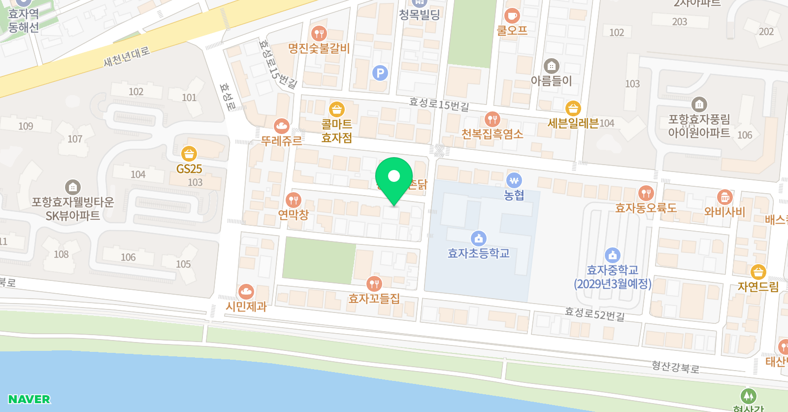 유니팝 미술학원 위치