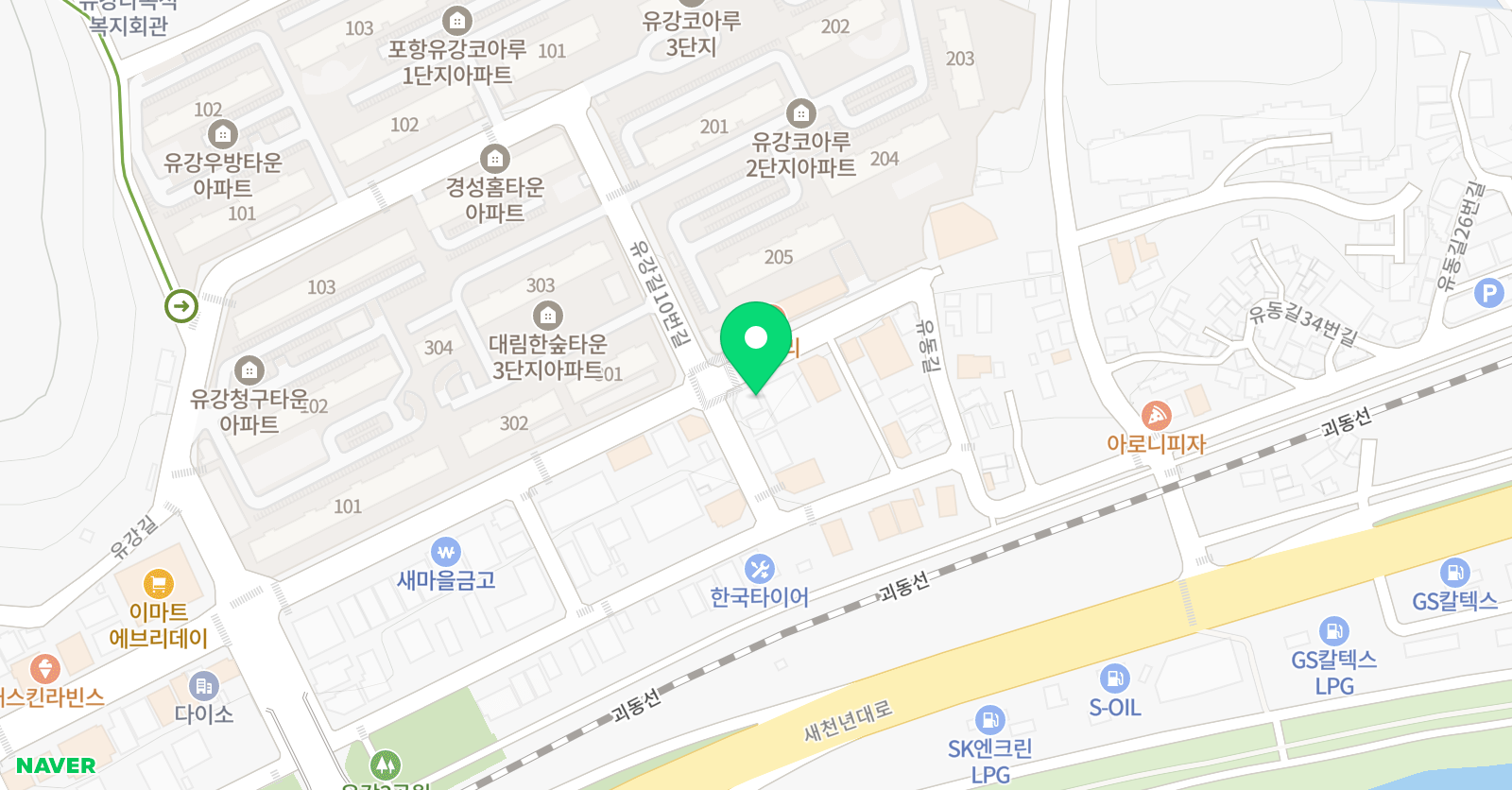 잉글리쉬하우스 외국어학원 위치