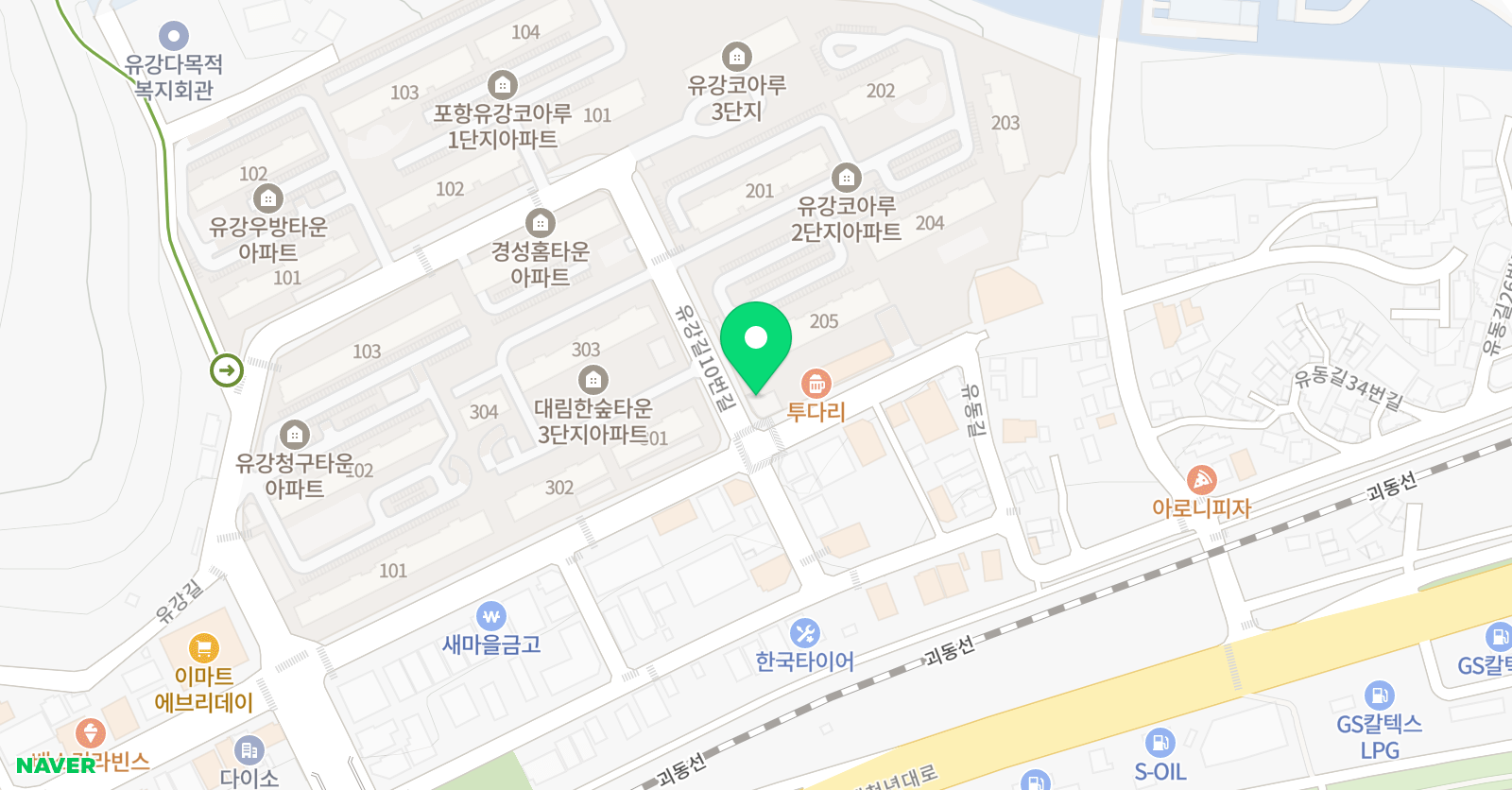 계명대인성 태권스쿨 위치