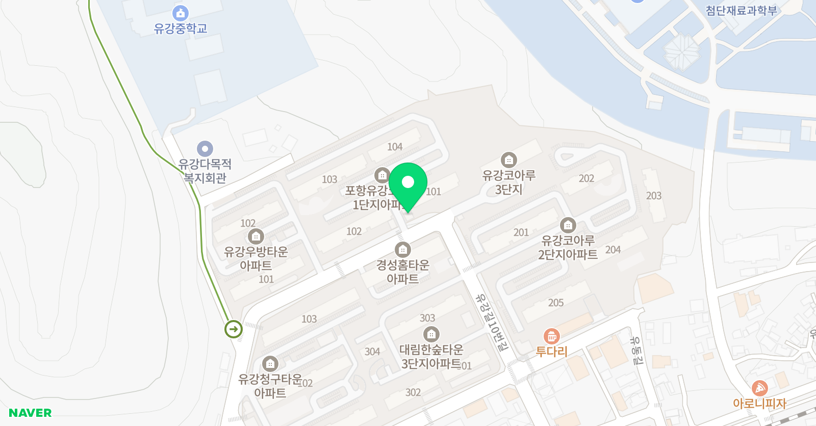 딩딩딩홈뮤직 뮤직 포항북구지사 위치