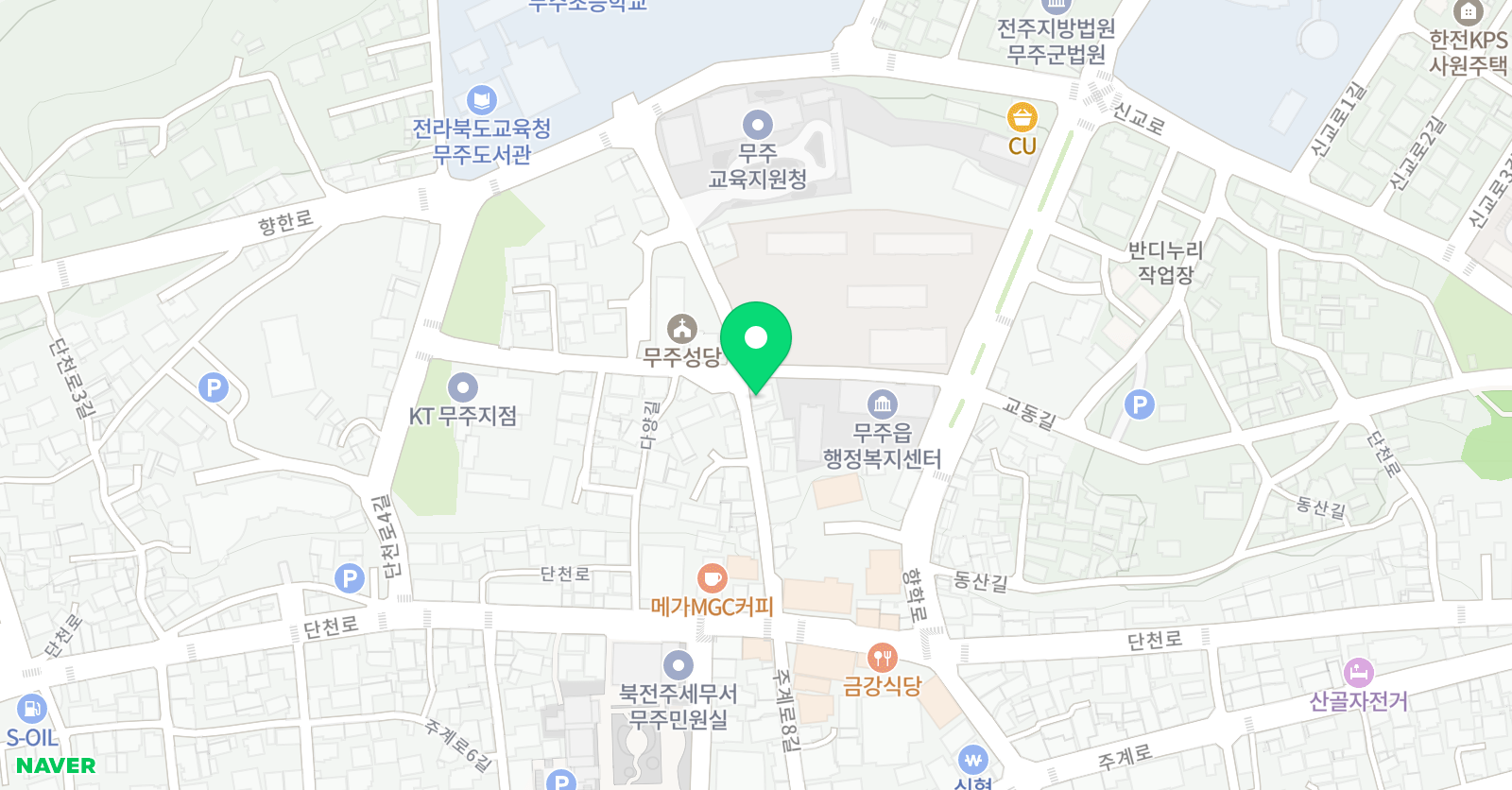 스마트해법 영어 무주학원 위치