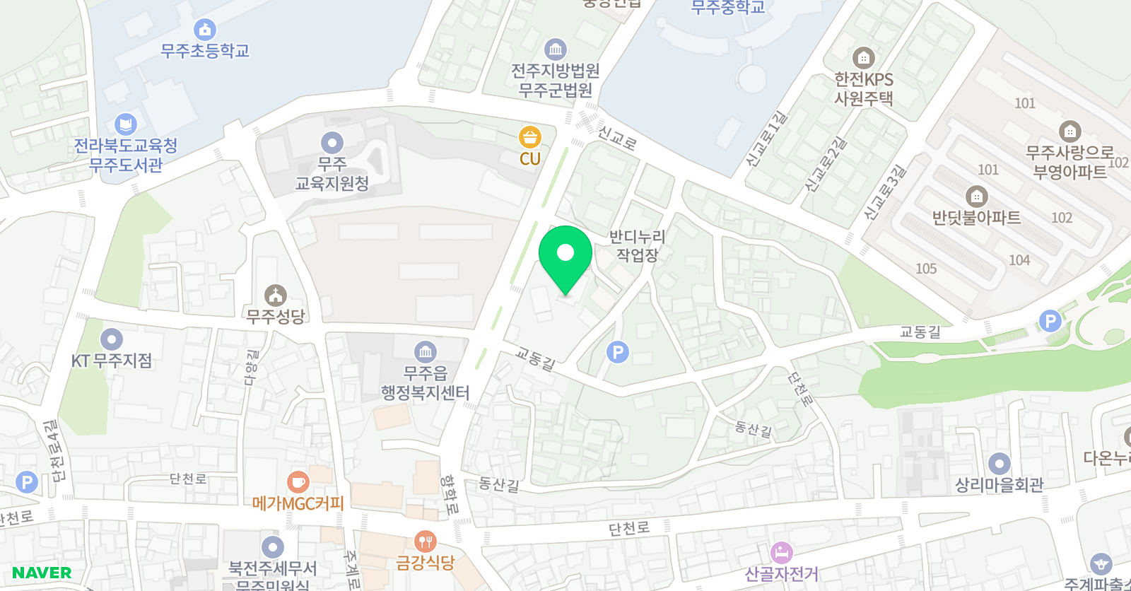 박쌤 학원 위치