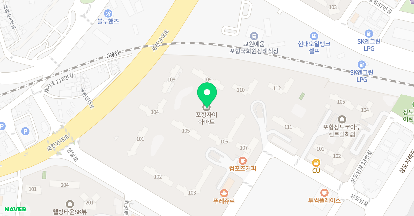 탄탄 영어 위치