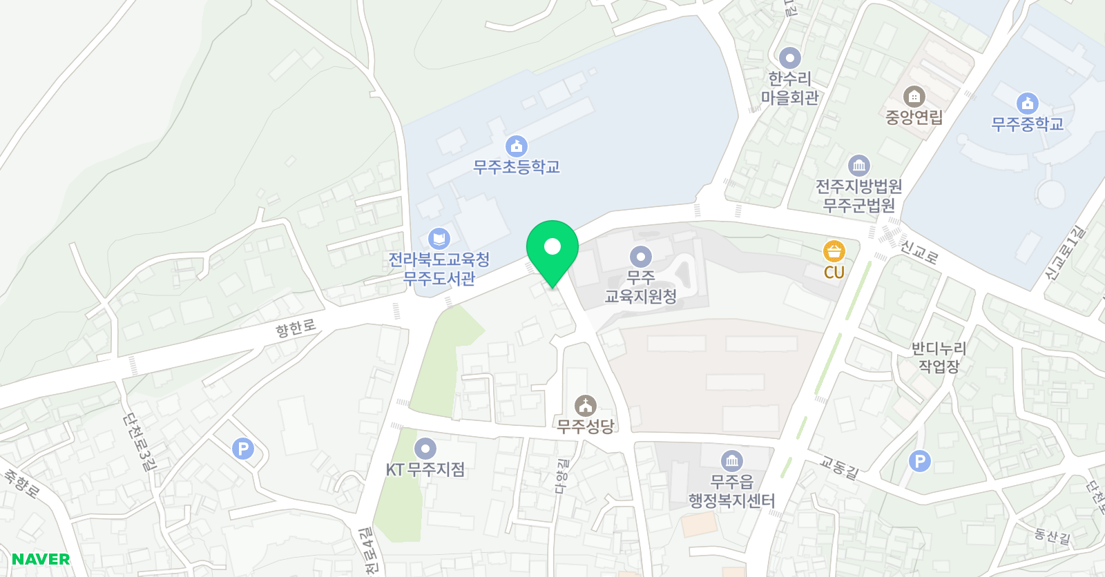 튼튼 영어마스터클럽 무주교습소 위치