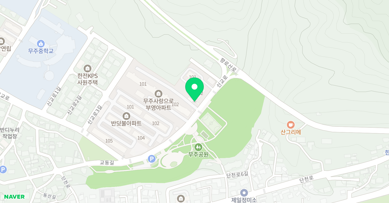 예닮 학원 위치