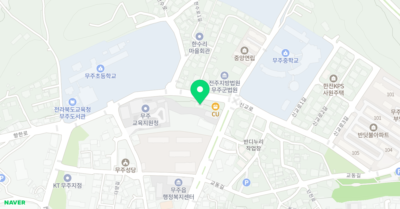 반딧불 태권도장 위치
