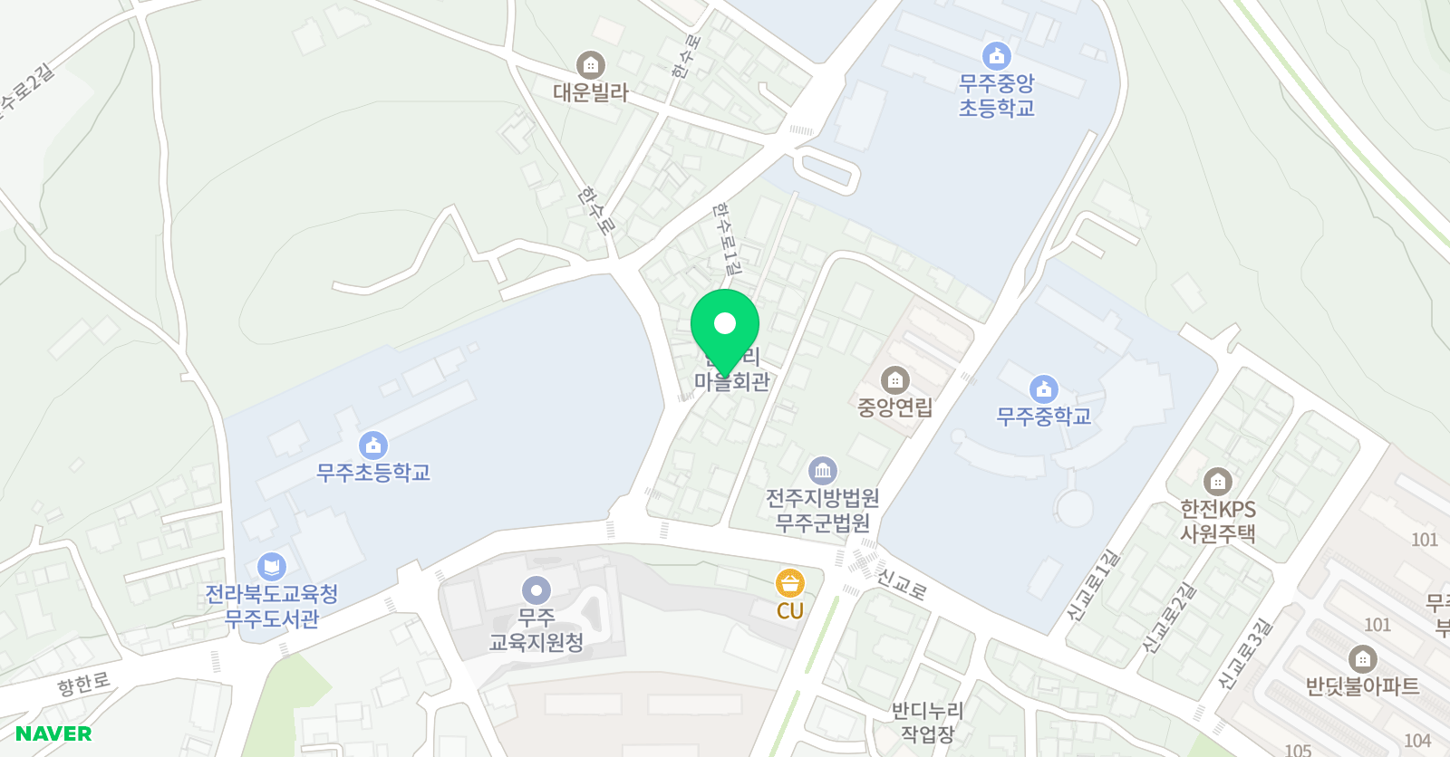 GnB어학원 무주캠퍼스 위치