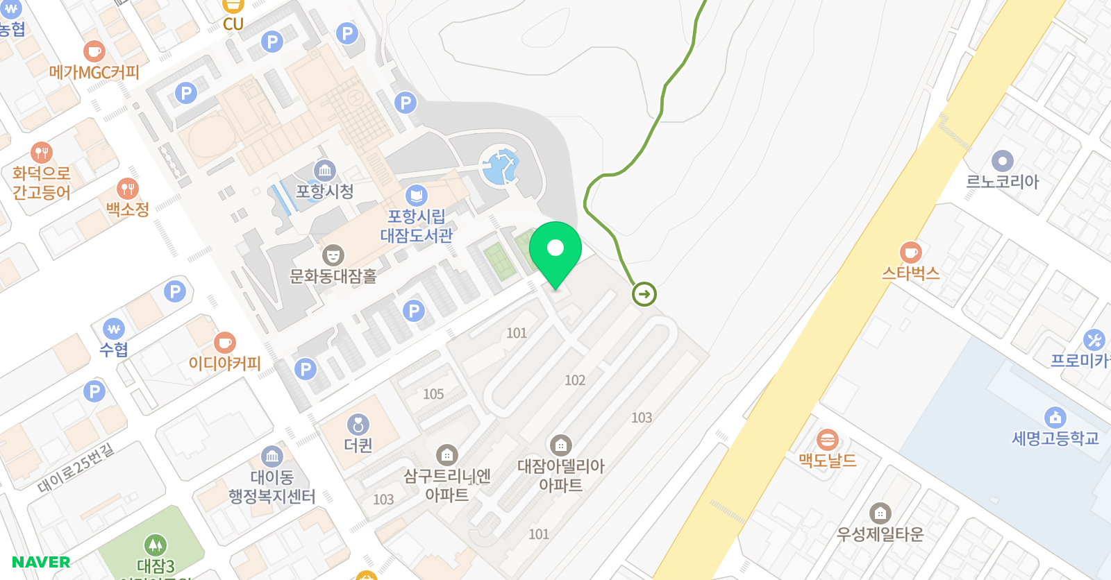꿈꾸는 피아노 위치