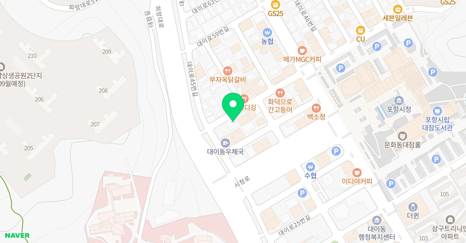 예스 수학교습소 위치