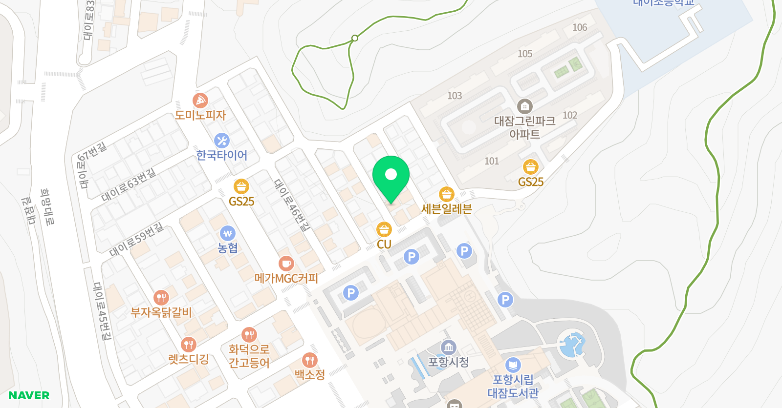 브이아이피 영어회화 훈련학원 위치