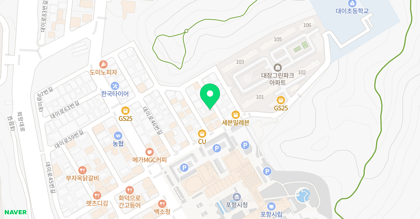 푸르넷 대이 공부방 위치
