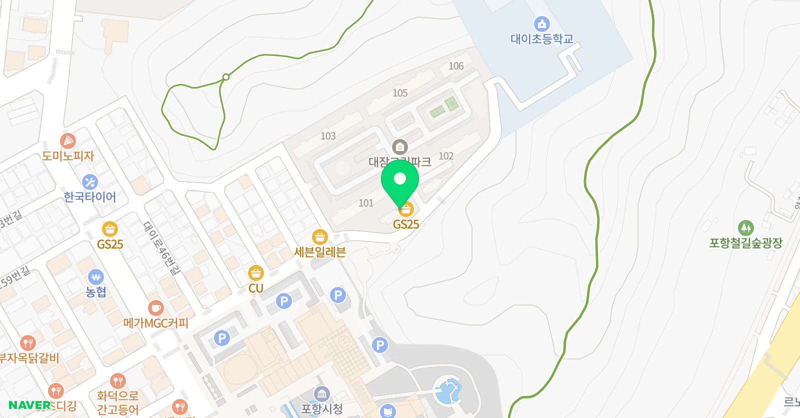 잉글리시아이 영어학원 대이점 위치