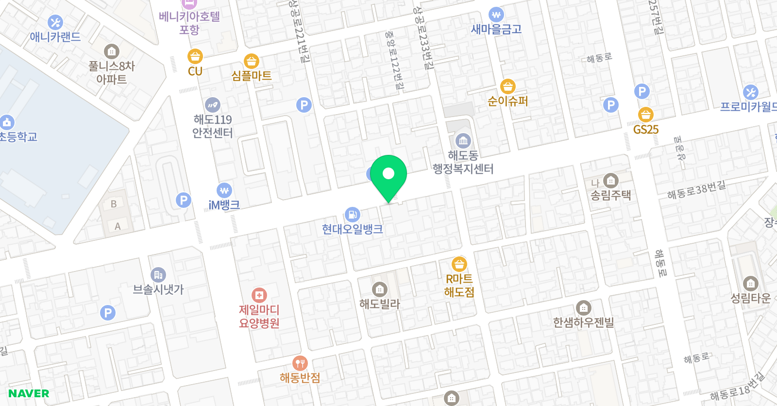 한사랑 피아노 위치