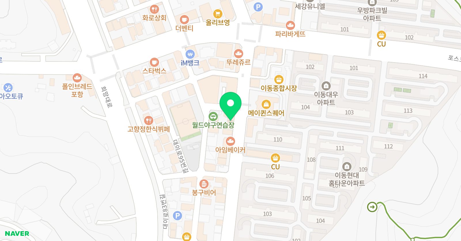 뵈뵈 피아노교습소 위치