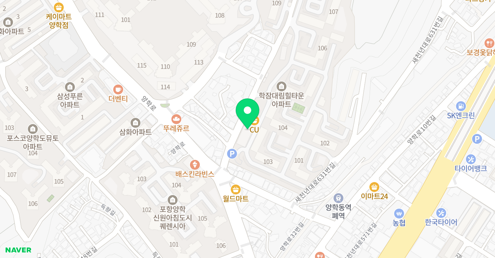 뮤엠 영어학잠교습소 위치