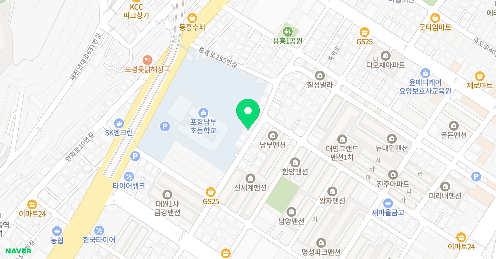 드럼그라운드 음악학원 위치