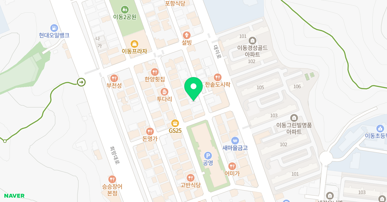빅토리아그린 수학학원 위치