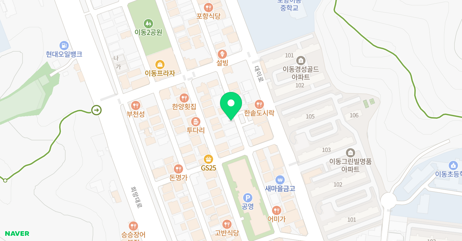리드인 책과함께자라는아이들 이동초점 위치