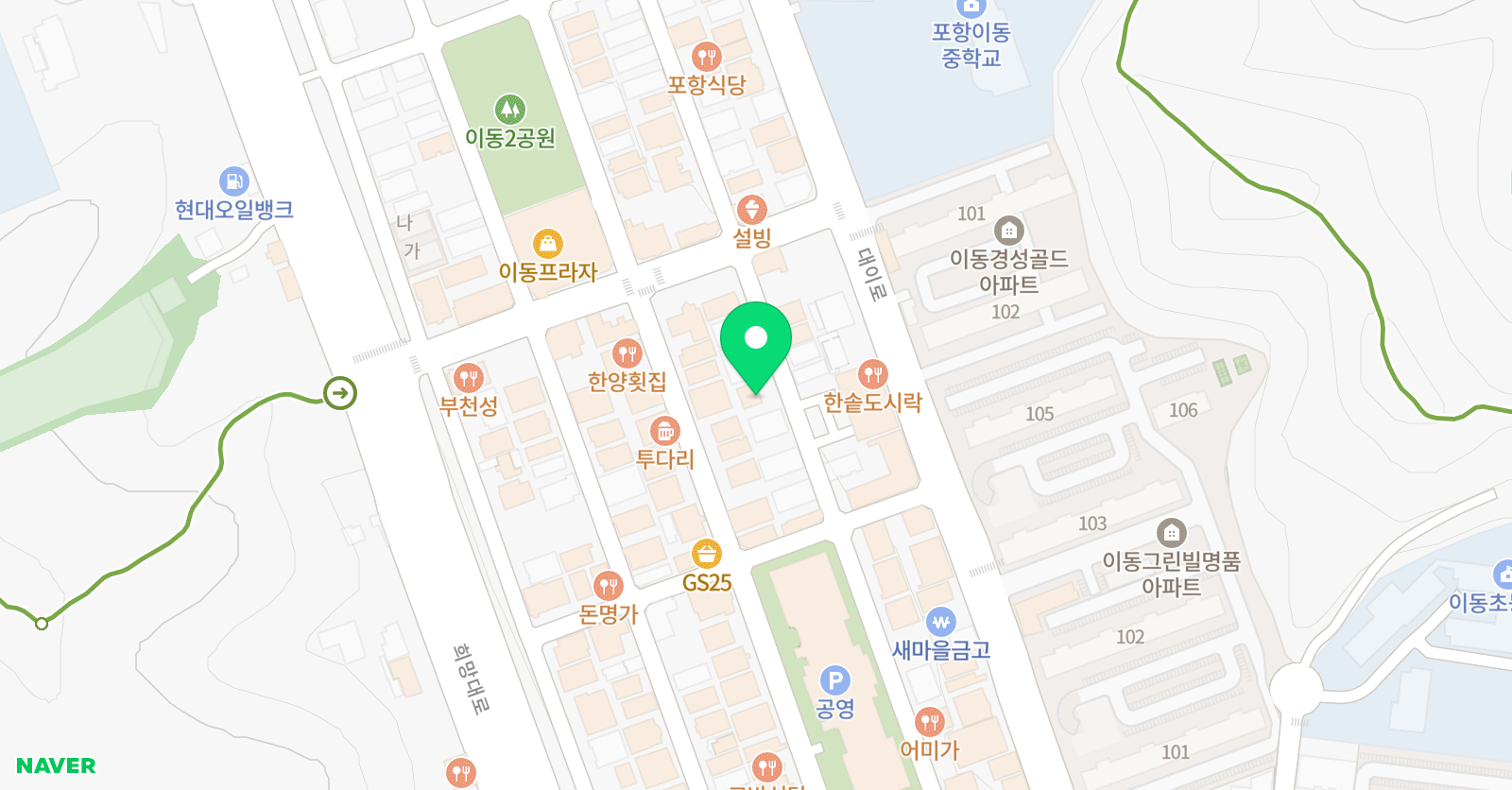 어울림 영수학원 위치