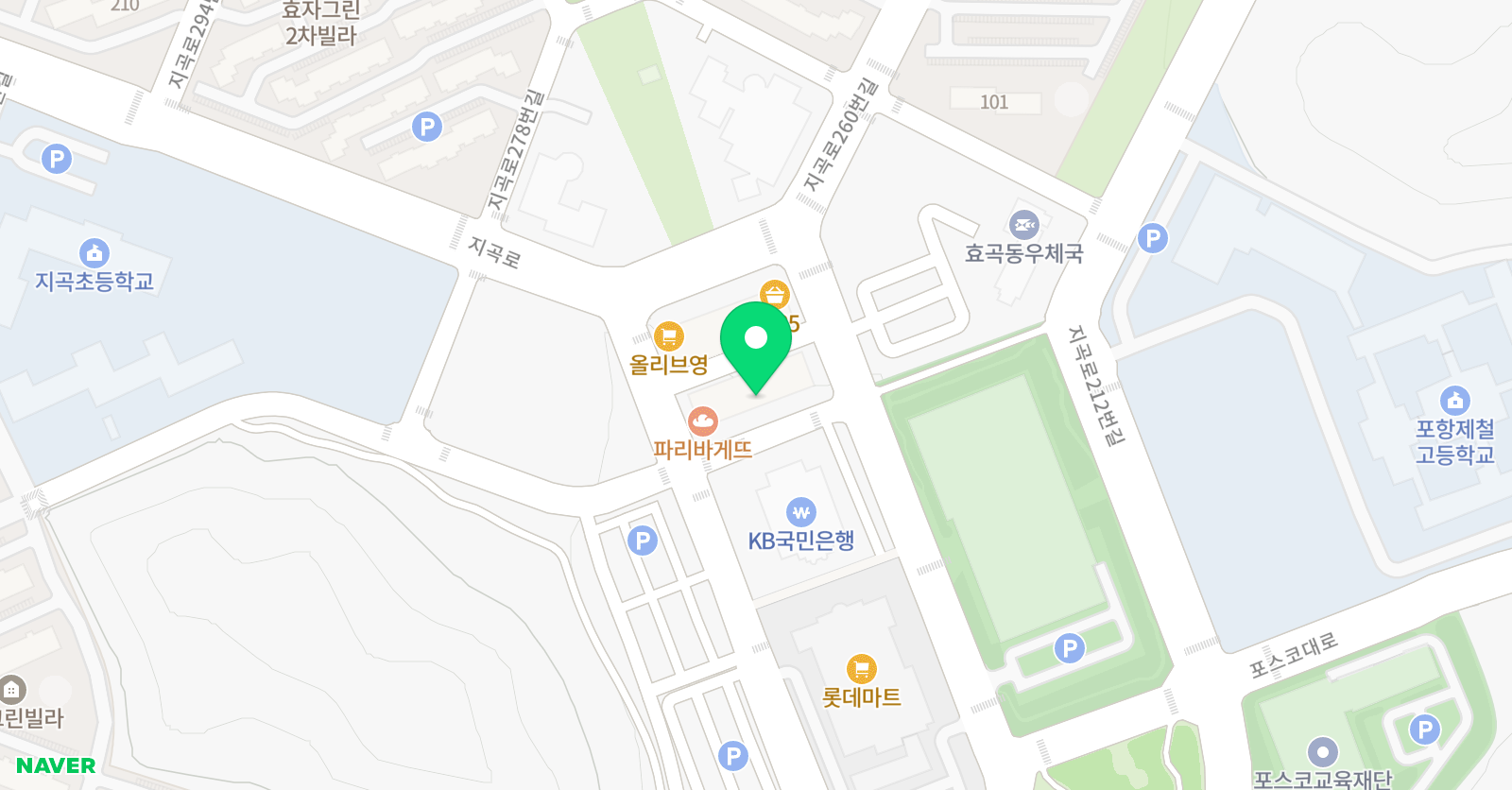 YBM ECC 포항남구 위치
