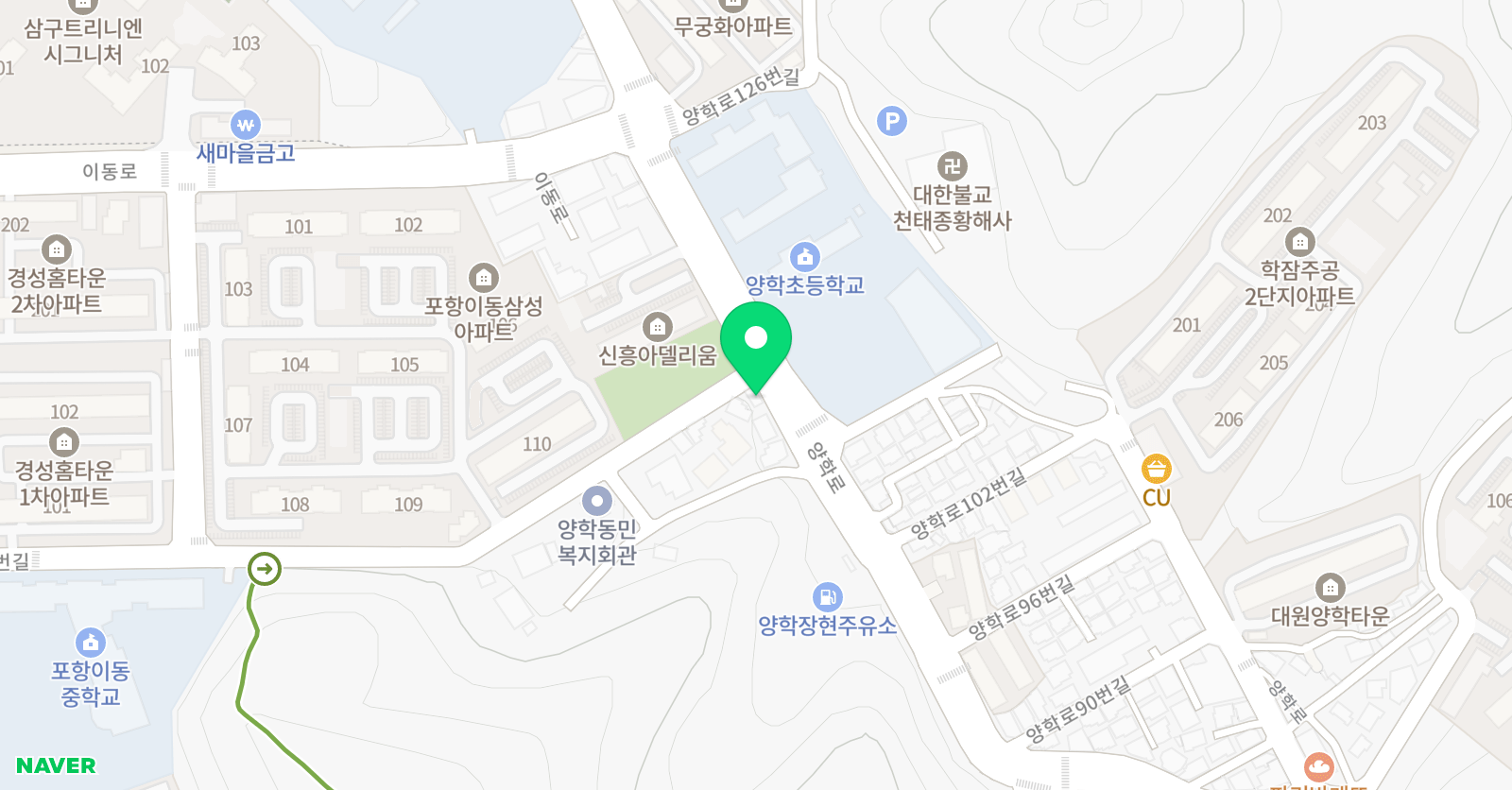 삼성 영어셀레나 양학교실 위치