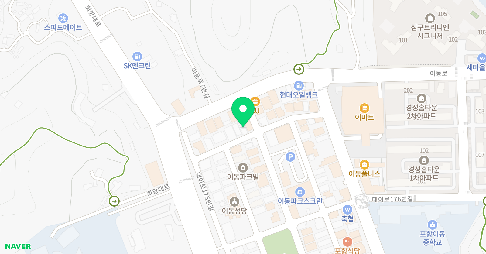 청문재 학원 위치