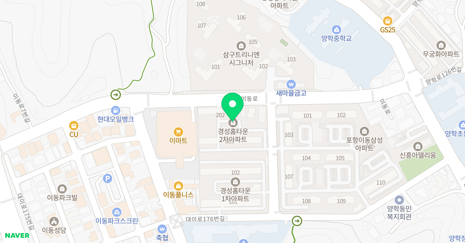 푸르넷 공부방 경성푸르넷 위치