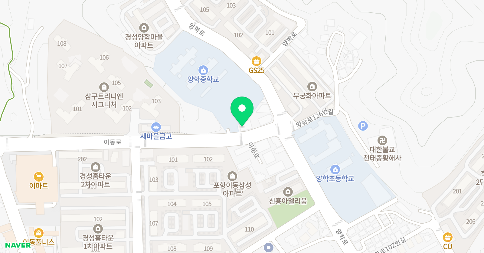 튼튼 영어마스터클럽 위치