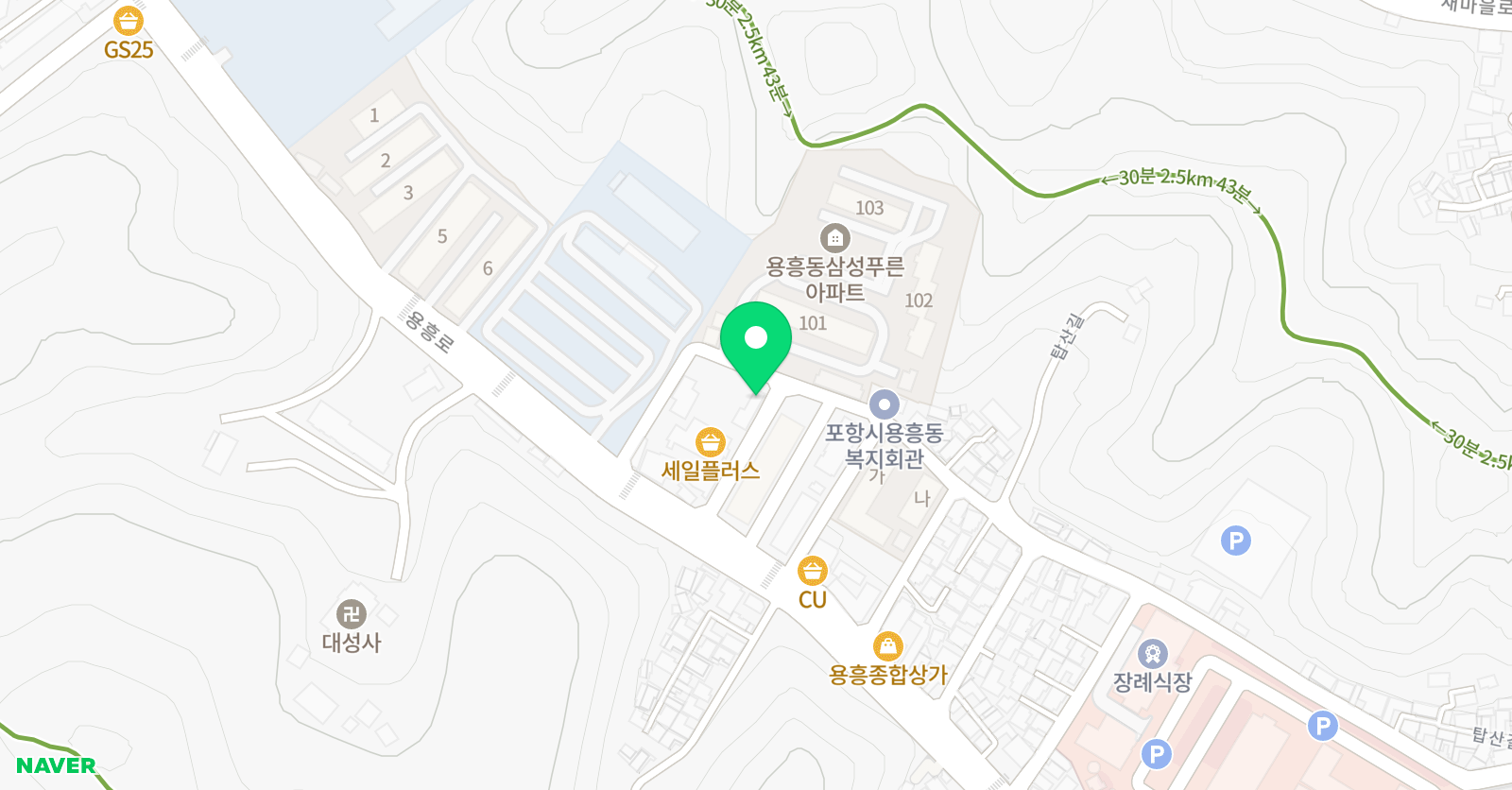 키스톤 학원 위치