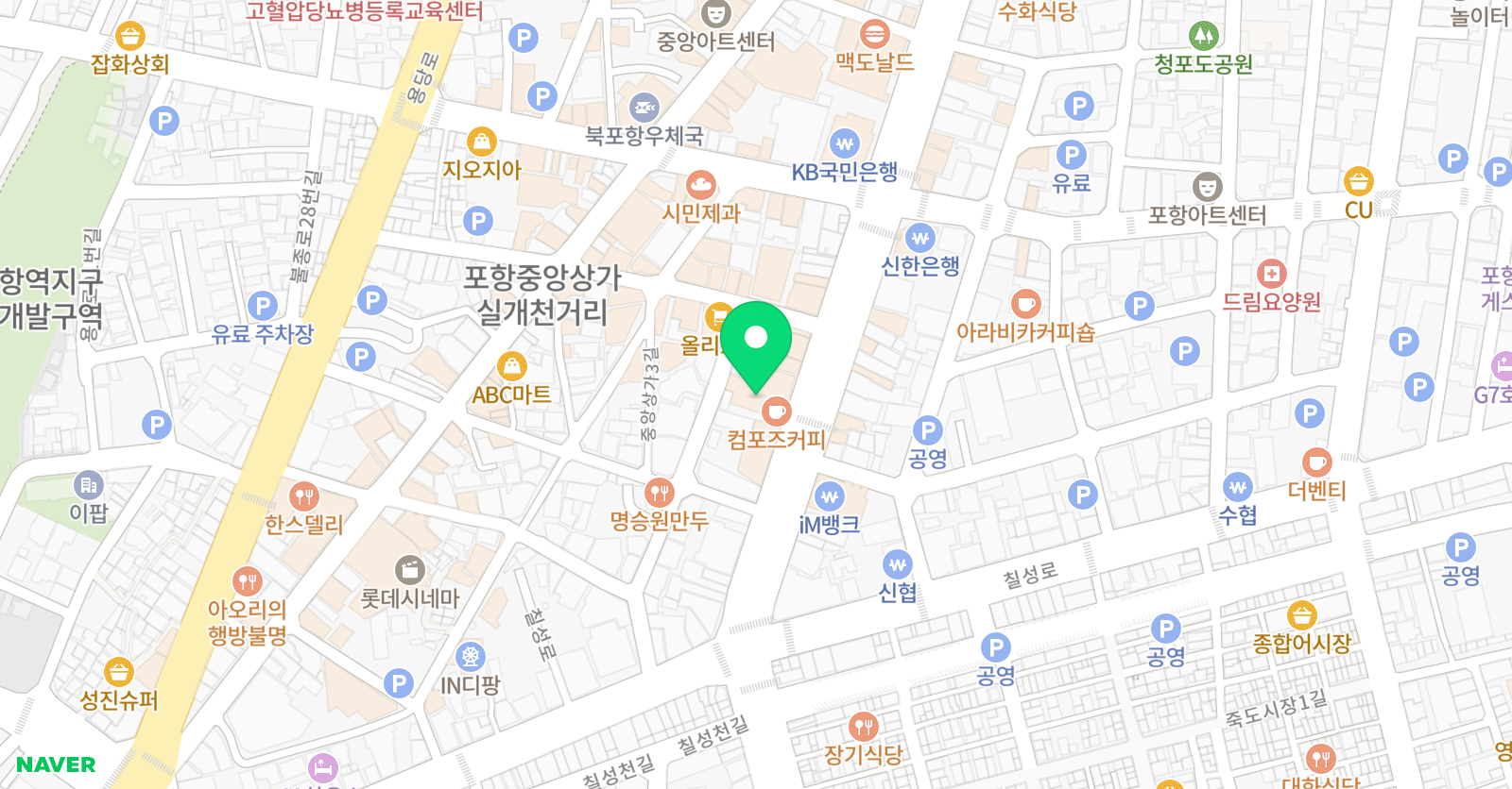 디자인온 미술학원 위치