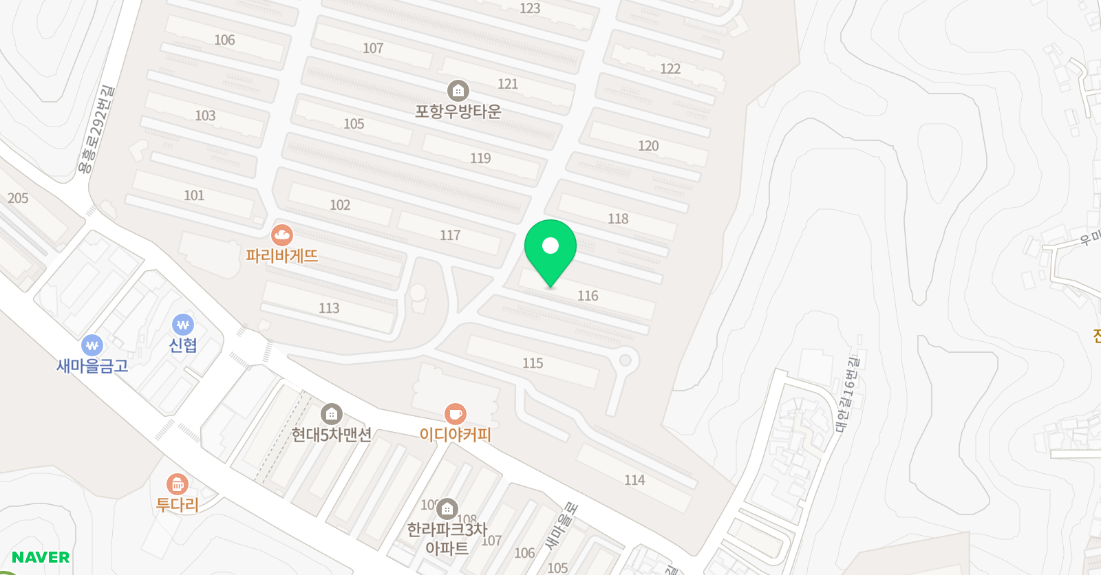 스마트해법영어 우방하이디교실 위치