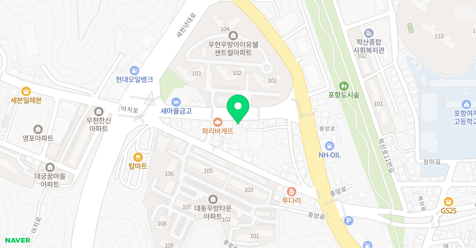 펠리아 수학학원 위치