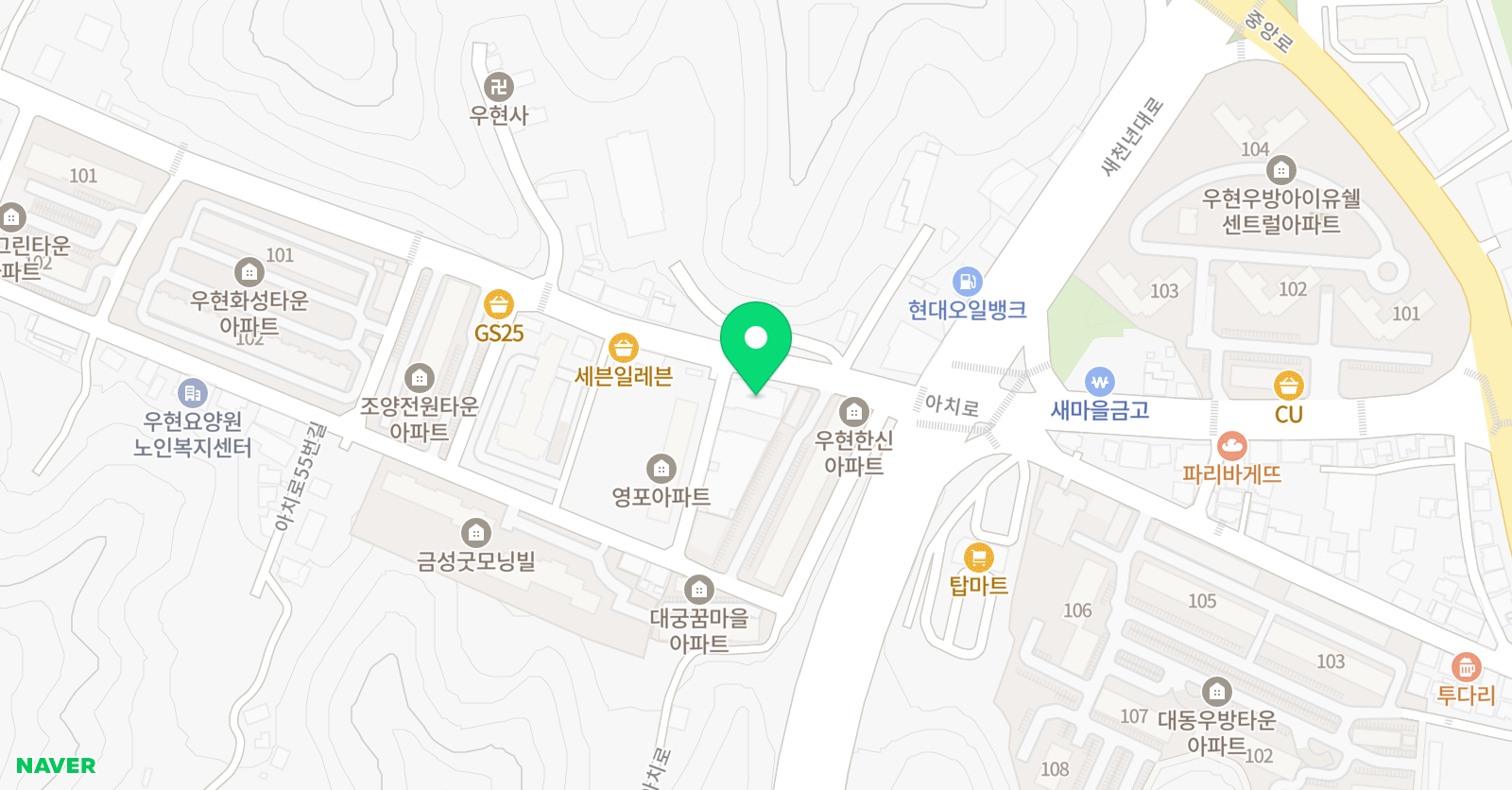 K풋볼 아카데미 위치