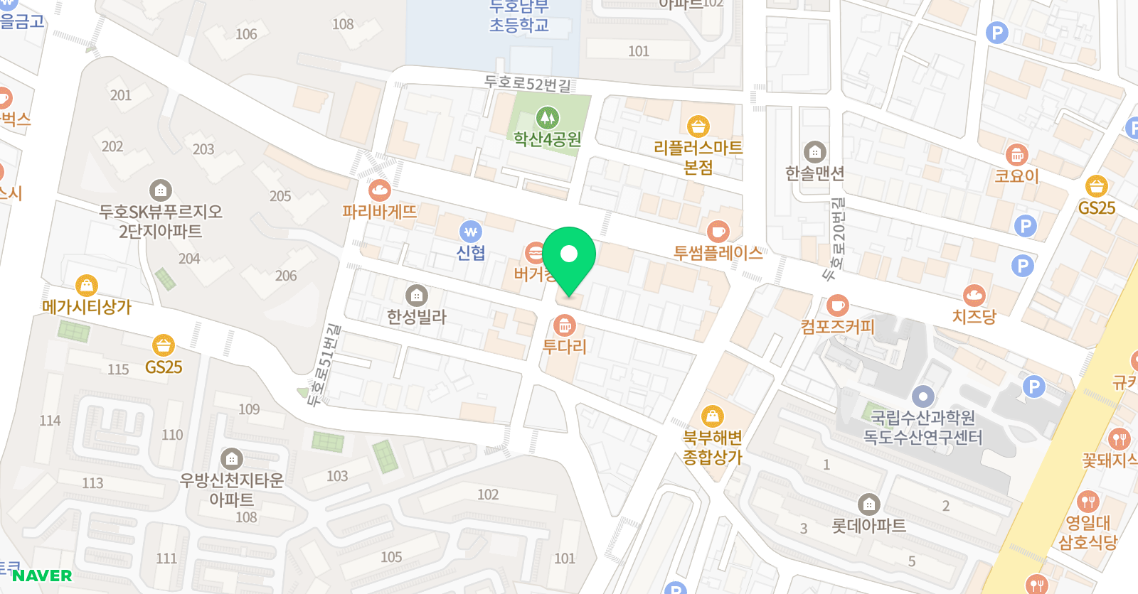티핑브레인 과학학원 위치