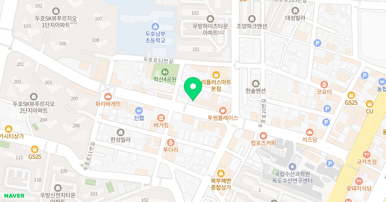 4B 미술학원 위치