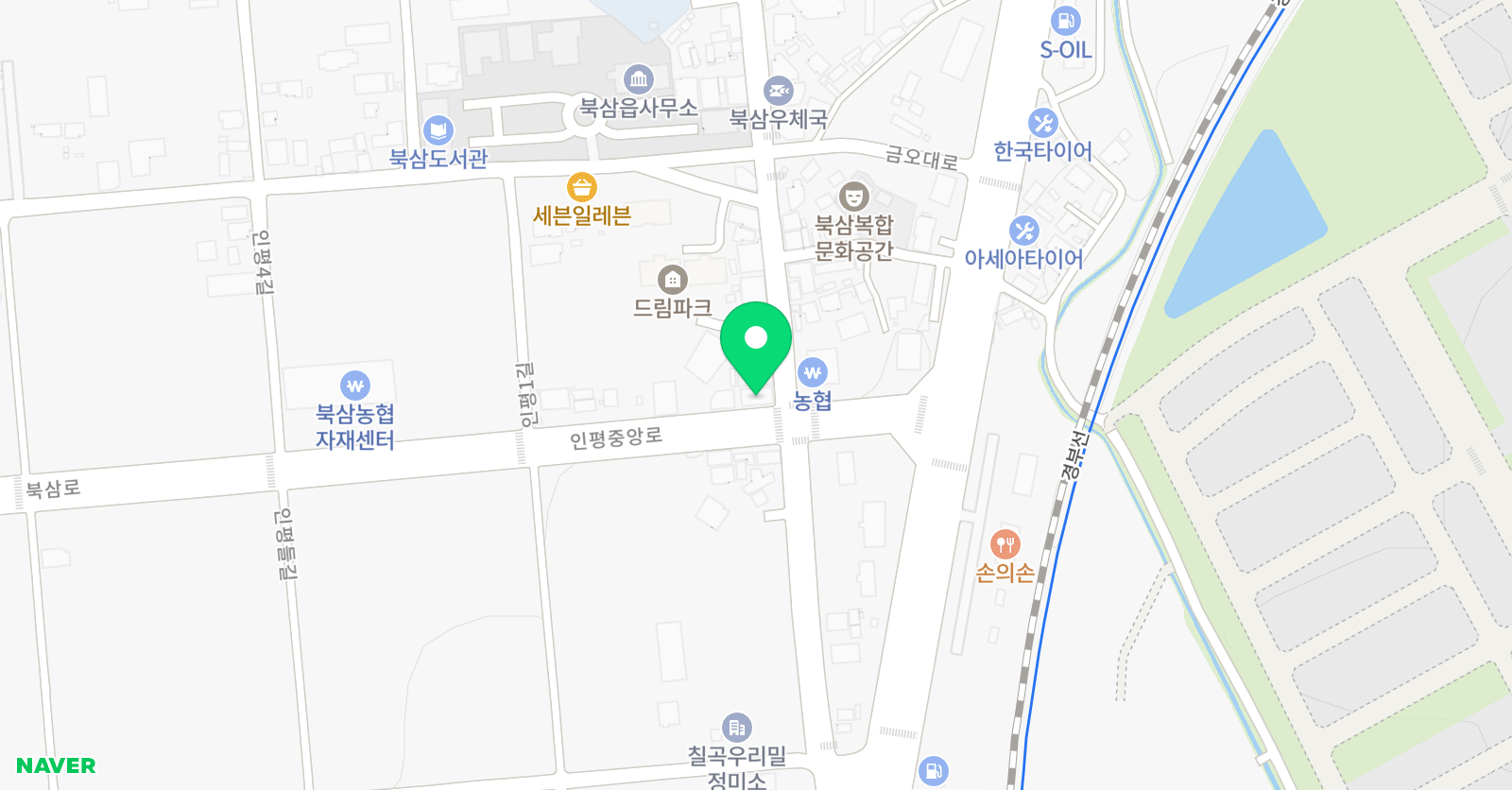 가온실용음악학원 위치