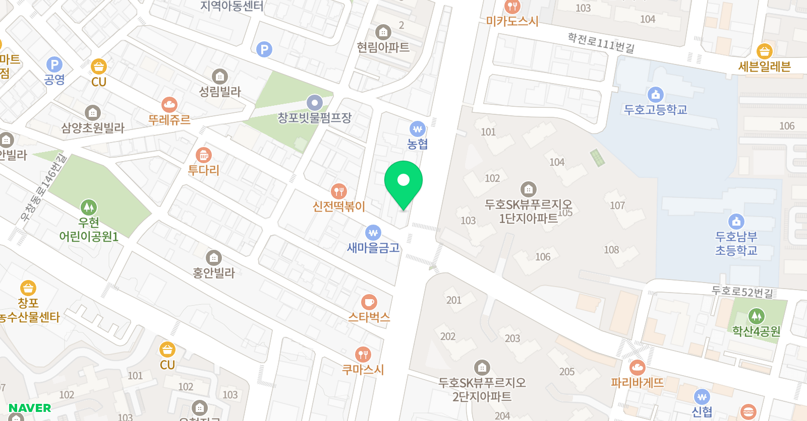 비케이 영수 전문학원 위치