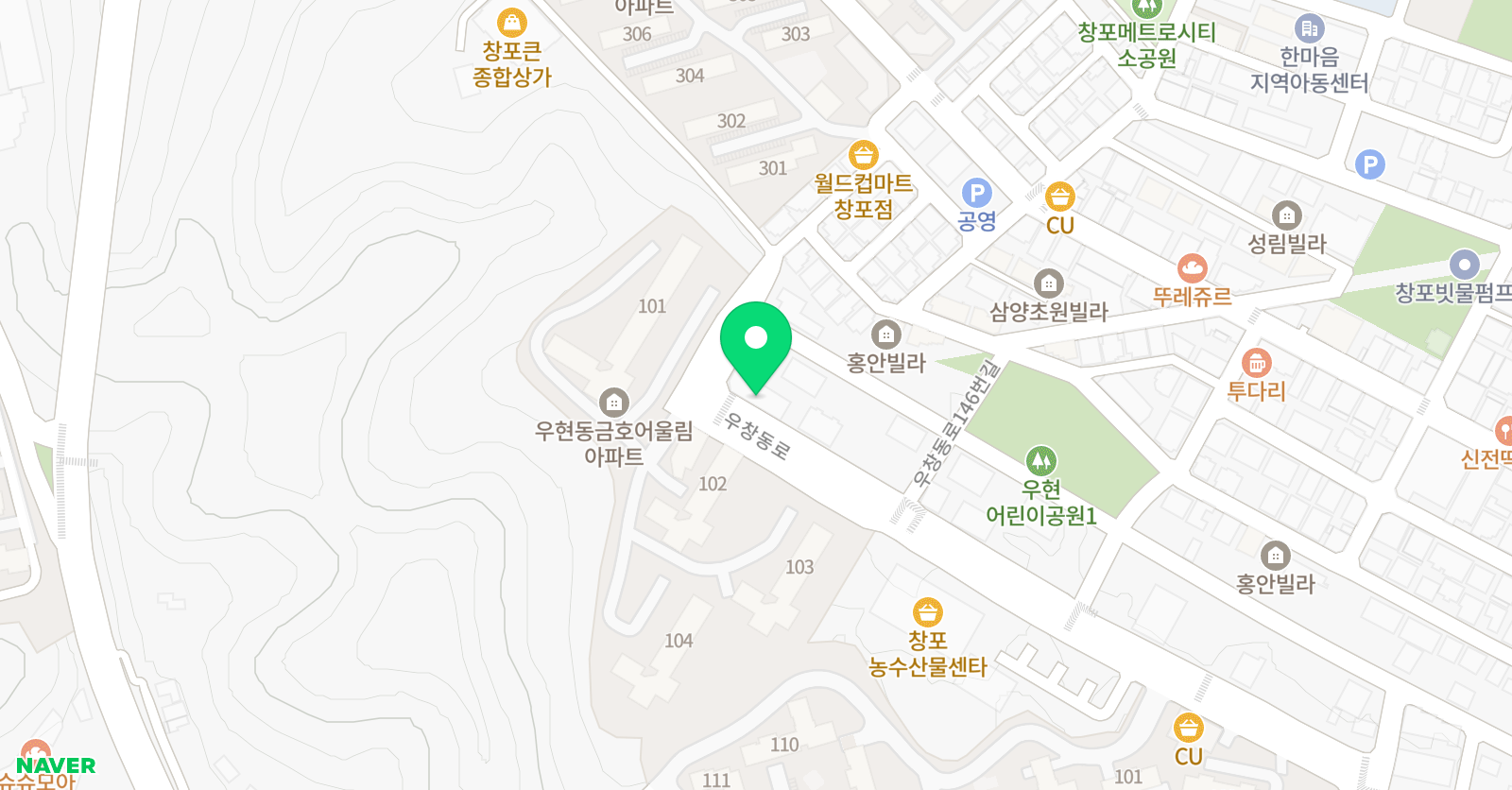 늘사랑 음악학원 위치