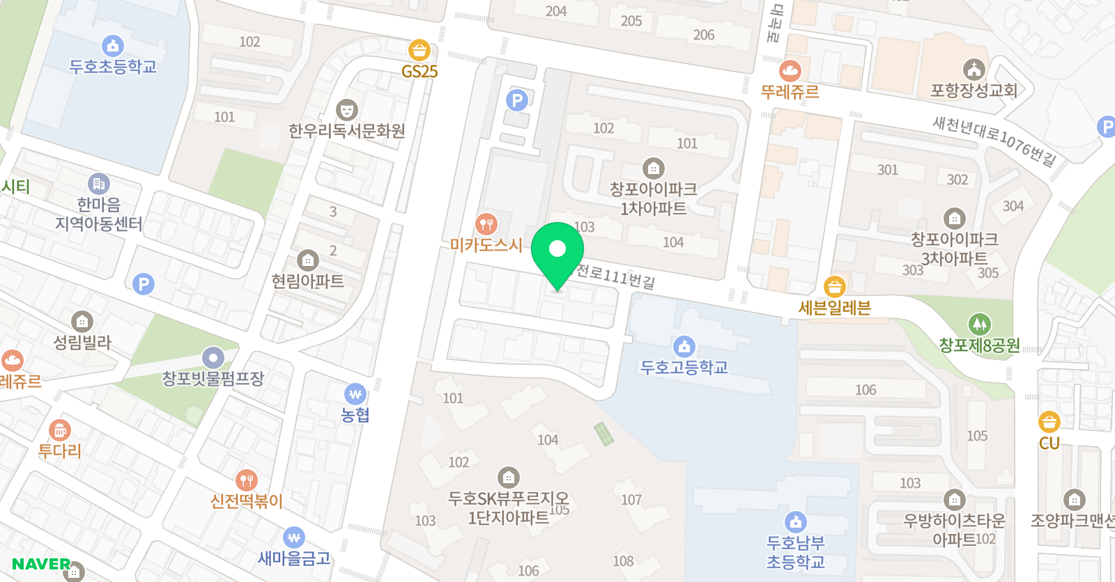아트씨 미술학원 위치