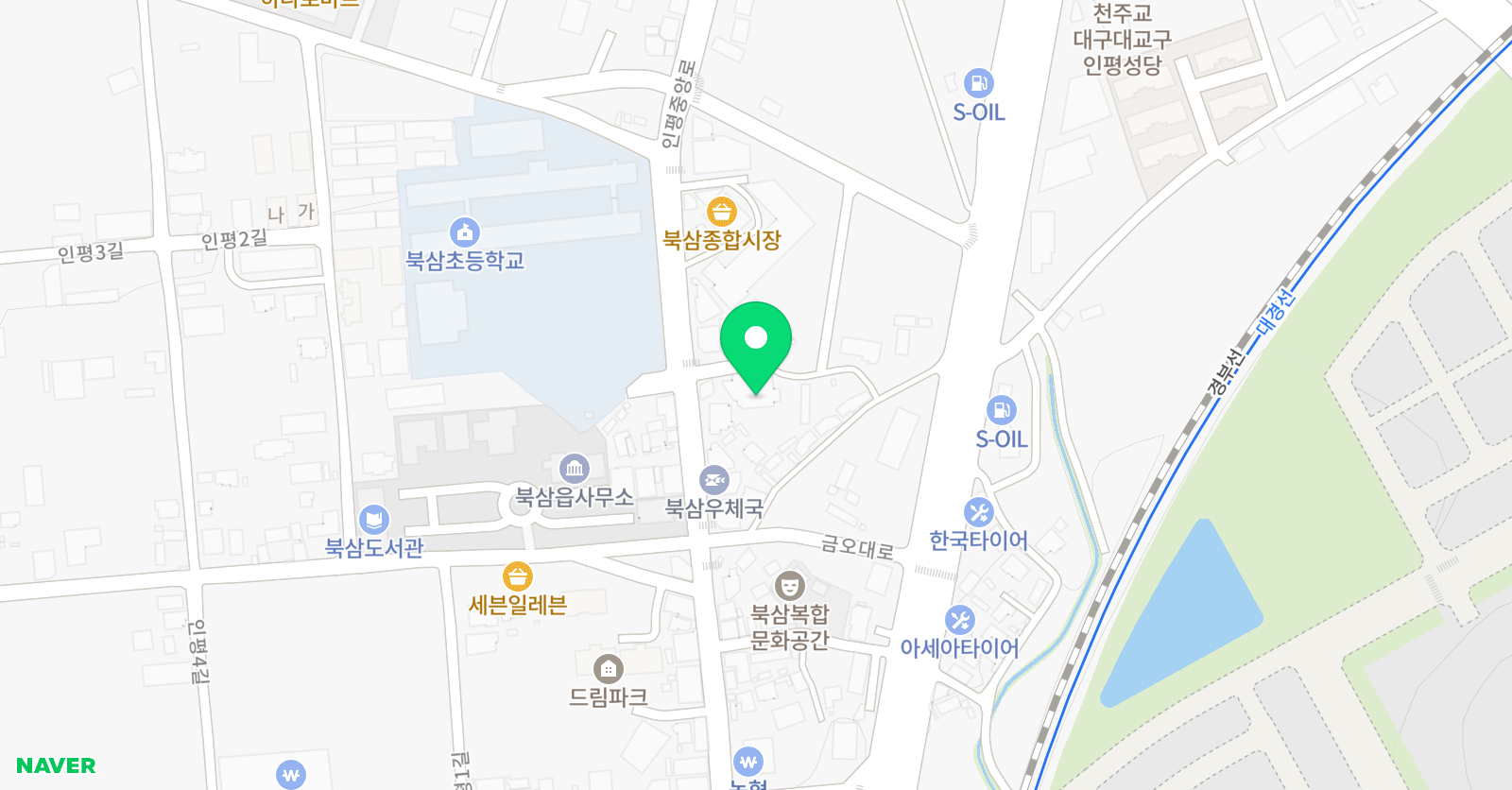 북삼 성무 태권도장 위치
